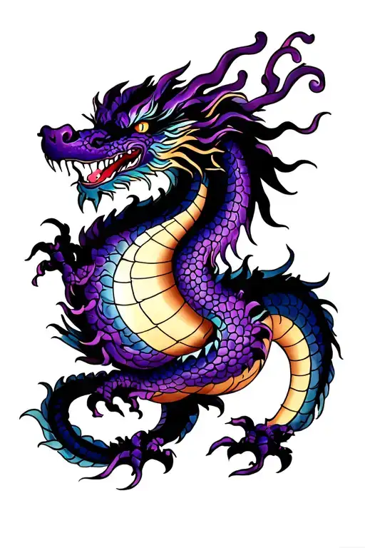 Wiber Dragon Poison Color Morado