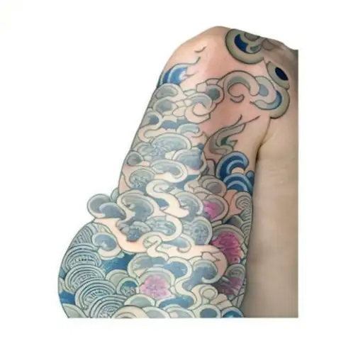 A Tiger Tattoo On Her Back