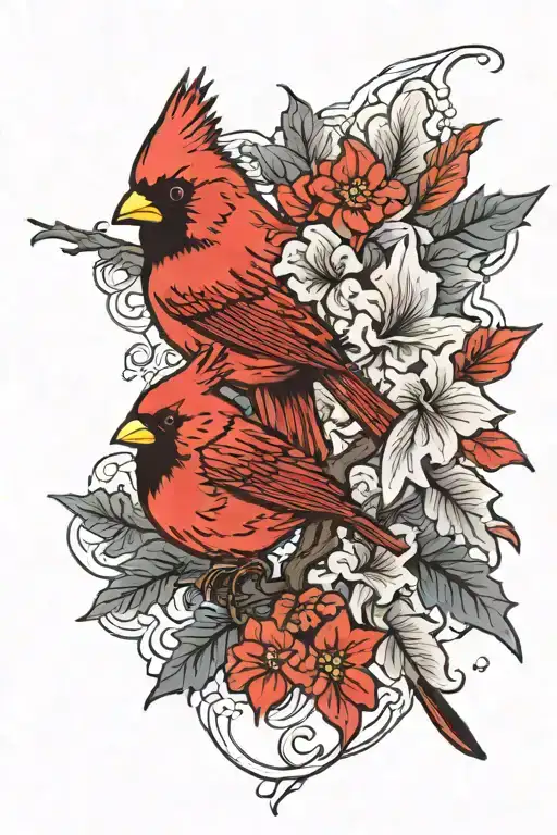 Maple Leaf Cardinal