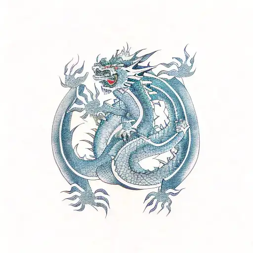 Dragon With Dragonballs