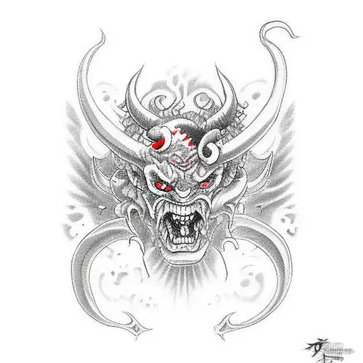 Demon Oni With Something Else