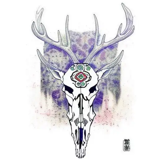 Shaman Deer Skull