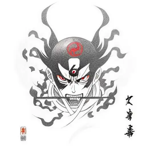 Itachi Mixed With The Dark Mark And A Soccer Ball