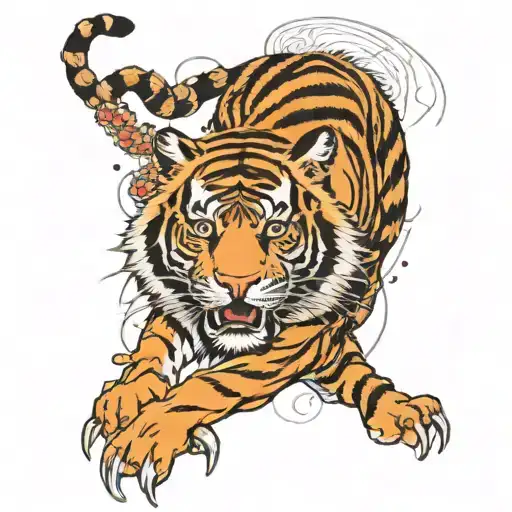 Tiger And Rosary