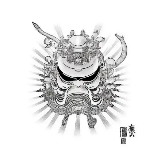 Media Manga Con Blackout Y Mascaras Hanya