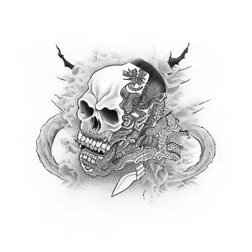 Jappanese Gore And Horror Black And White