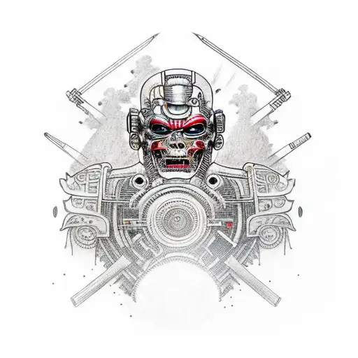 Cool Terminator Samurai