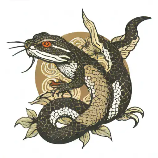 Snake Surround Rabbit