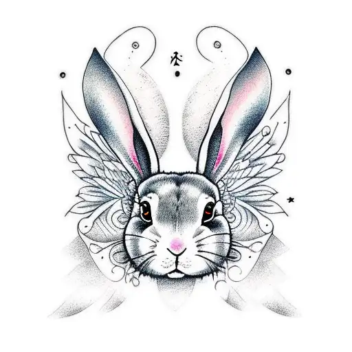 Bunny With Fairy Wings