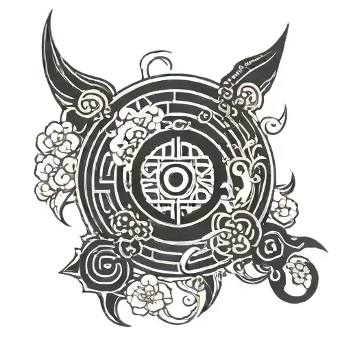 Tomoe Sharingan Initial Letter M E D