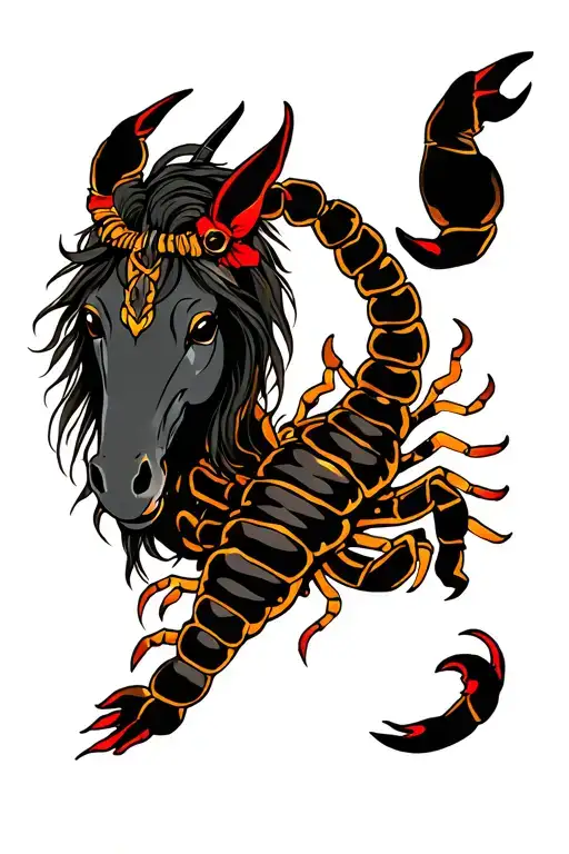 A Centaur And A Scorpion