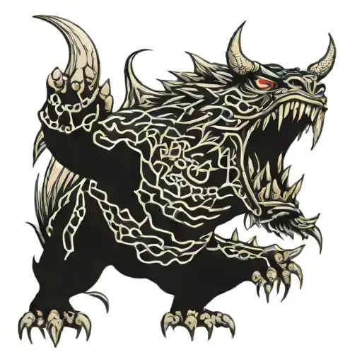 Berserk Beast Of Darkness Angry Eating