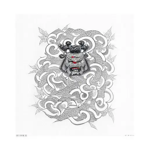 Samurai Sword Wrapped In Vines