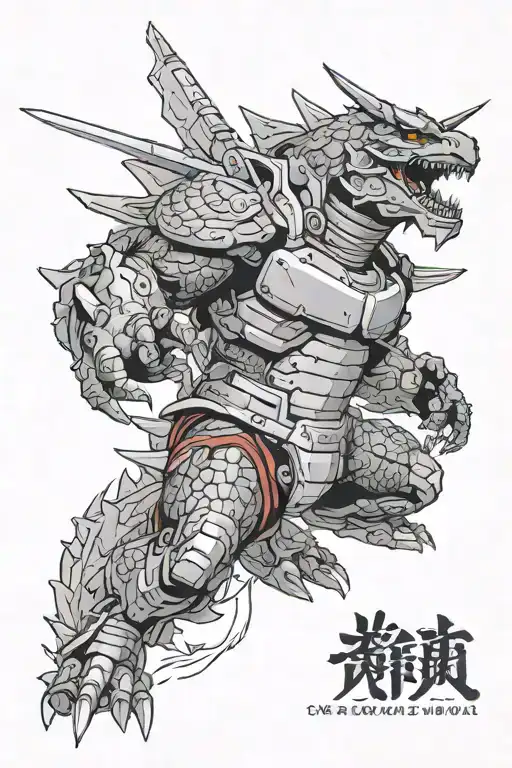 Gundam Fighting Godzilla