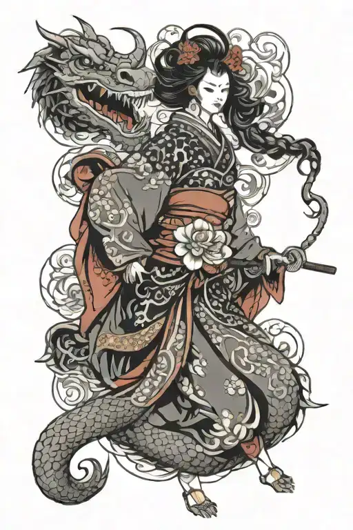 Dragon Warrior Geisha