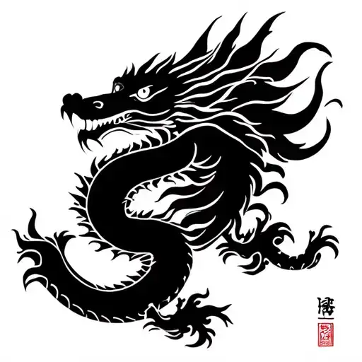 Faith In Japanese Dragon