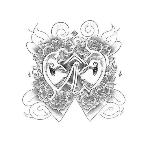 Love And Faith Written Together Without Taking Much Space