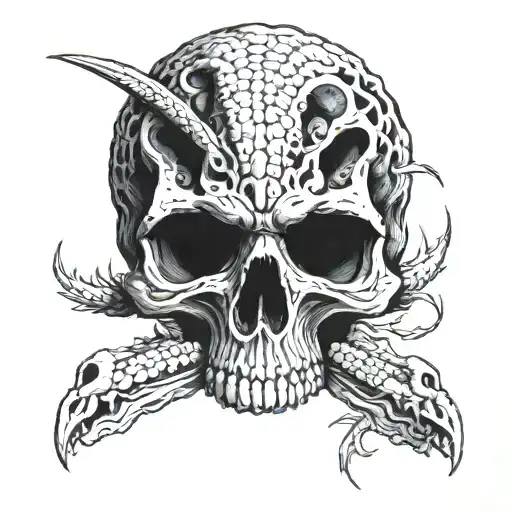 The Skull Of A Velociraptor