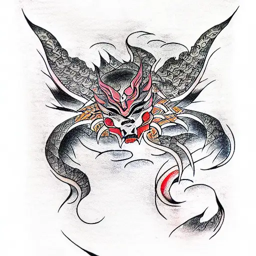 Daemon Color With Fire