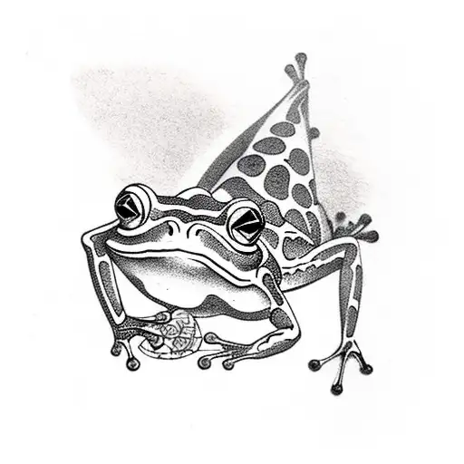 Frog Shooting Itself