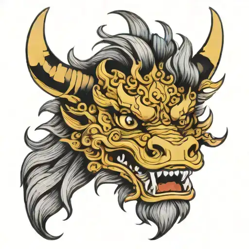 Chinese Qilin Muzzle
