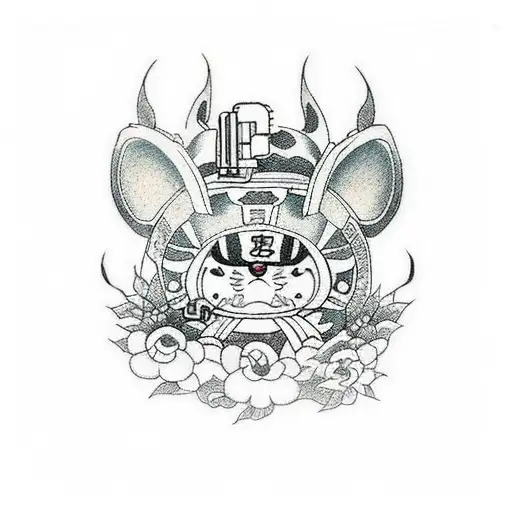 Sanrio Kuromi With A Gun