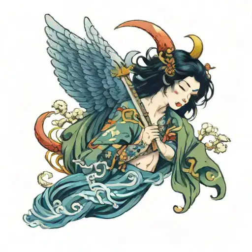 Angel With Aquarius Sign