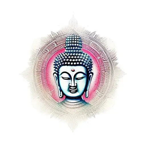 The Buddha And The Surroundings