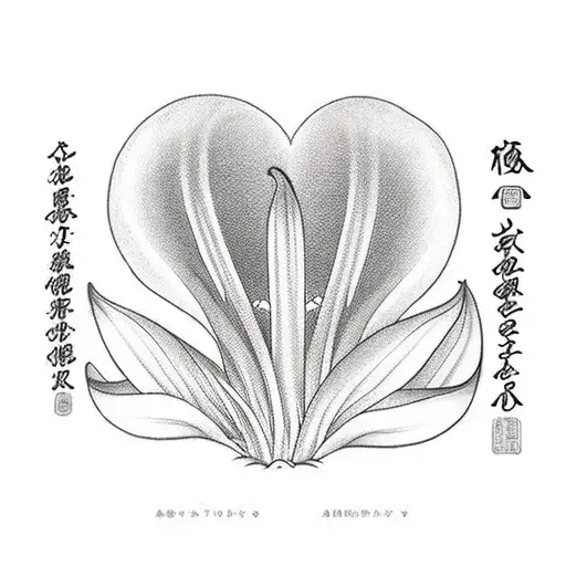 Heart Shape Lily Of The Valley And Morning Glory