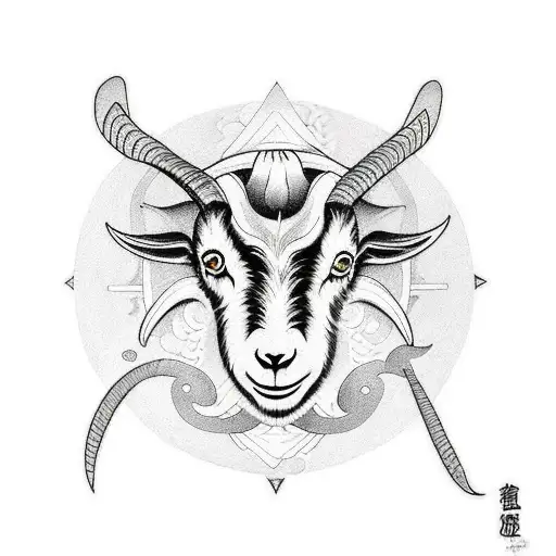 Goat And Sun With Gemini