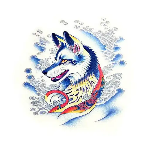 Kitsune Ninetailed Fox