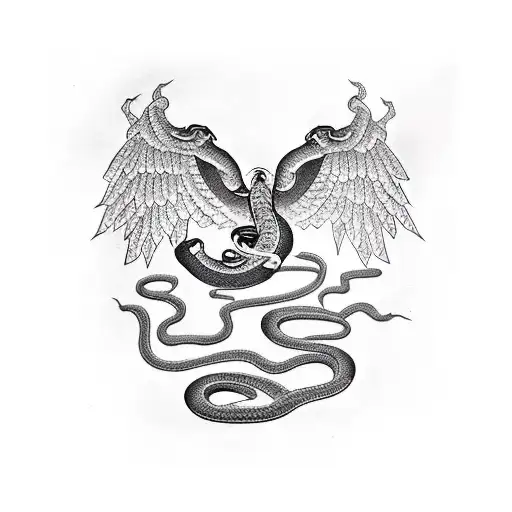 Snake With Eagle Wings