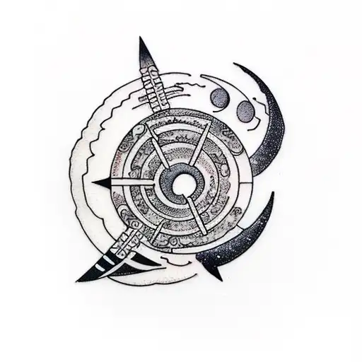 Arrow Piercing The Moon