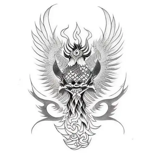 Simorgh That Came Out Of The Fire