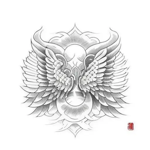 Angel And Devi Wings