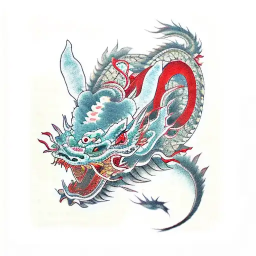 Chinese Dragon And Rabbit
