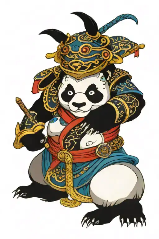 Panda Warrior Soldier