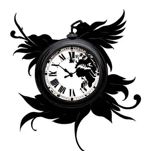 Leg Sleeve Birth Clock With World