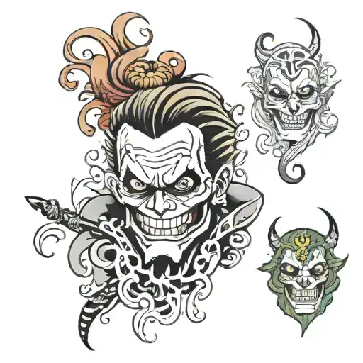 One Piece And Joker Face