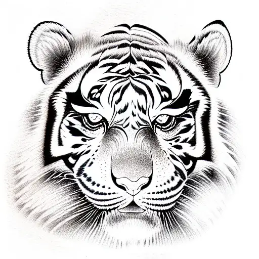 Black And White Tiger