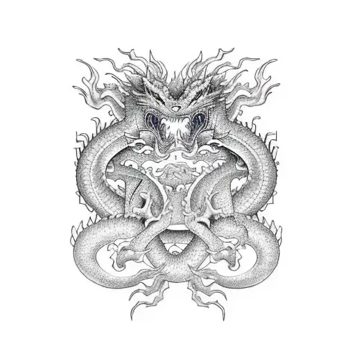 Dragon Around Upper Arm