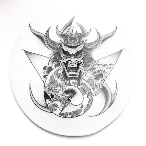 Person And Demon In Swing