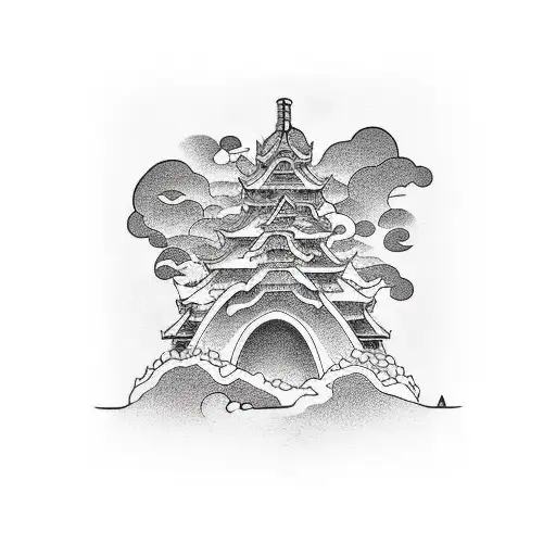 Vertical Line Tattoo For Travel And Photography