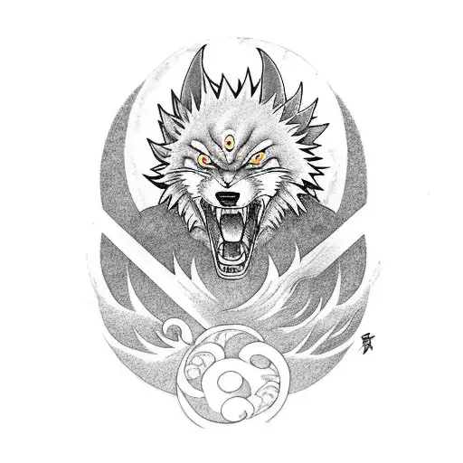 Naruto Nine Tailed Fox