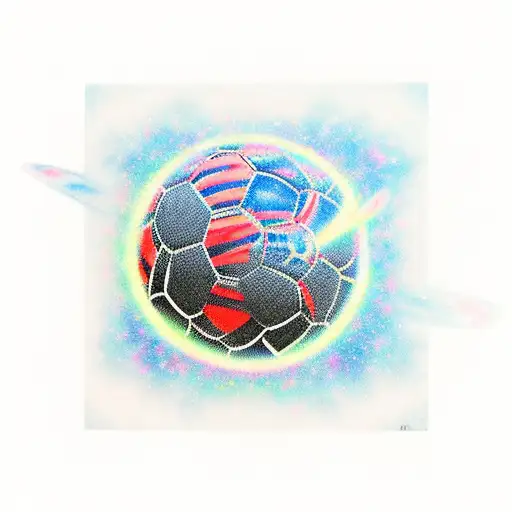 Soccerball As Planet In Galaxy