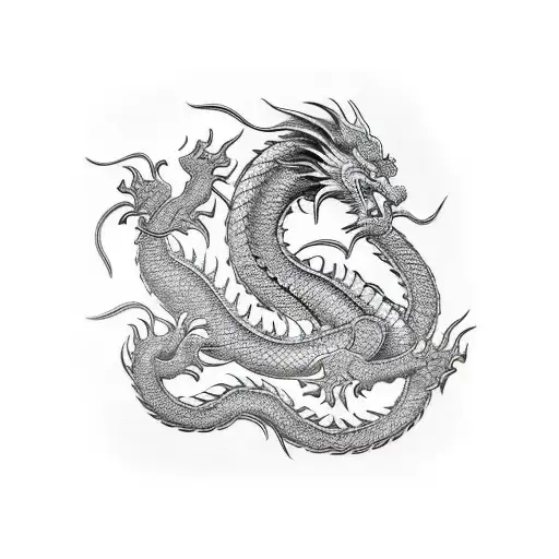 Golden Dragon Sleeve