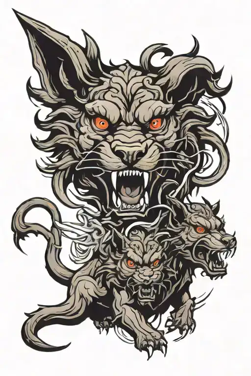 Cerberus Greek Mythology Symbols