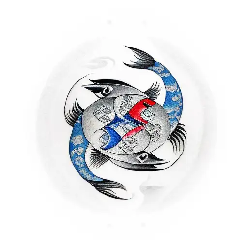 Yin And Yang Pisces