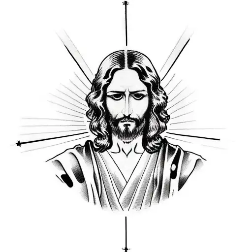 Jesus With Light Saber