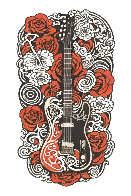 Preamp Tube And Telecaster Electric Guitar